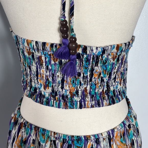 BY ANTHROPOLOGIE BEADED MINI DRESS SIZE L COLOR BLUE NWT - Picture 6 of 12